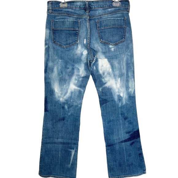 Old Navy The Sweetheart Custom Bleached Straight Leg Jeans Women’s Sz 6S - Picture 2 of 7
